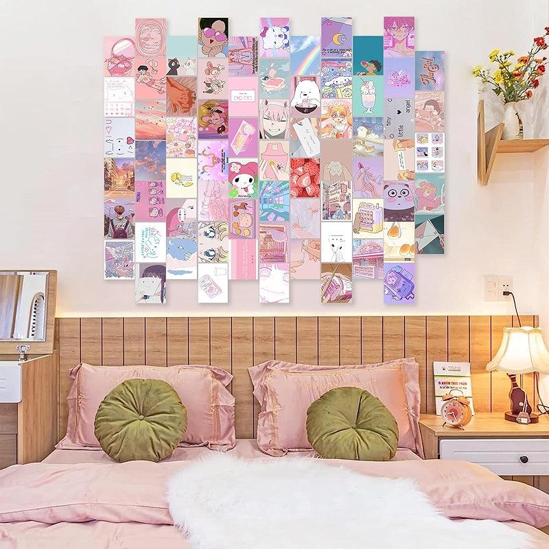 Dark Academia Wall Collage Kit With 70 Aesthetic Pictures-Original Frame