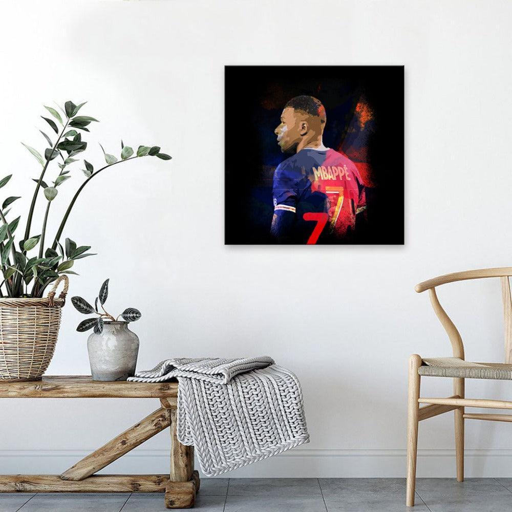 Mbappé 1 Piece HD Multi Panel Canvas Wall Art Frame-Original Frame