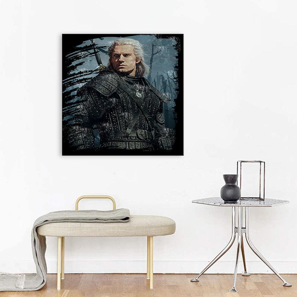 Snow Warrior 1 Piece HD Multi Panel Canvas Wall Art Frame-Original Frame