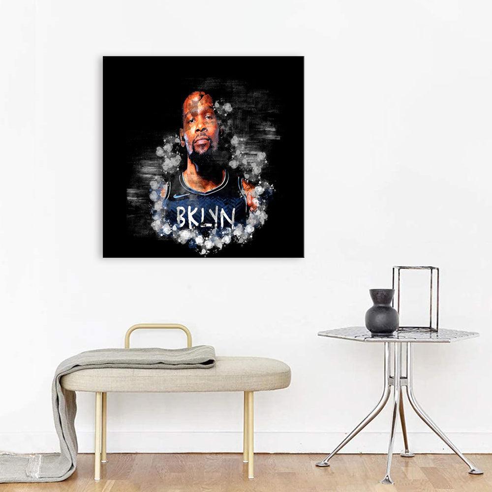 Kevin Durant 1 Piece HD Multi Panel Canvas Wall Art Frame-Original Frame