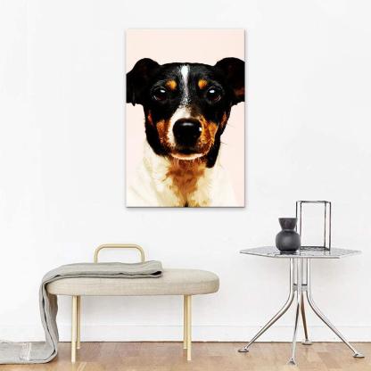 1 Piece Dog HD Multi Panel Canvas Wall Art Frame-Original Frame