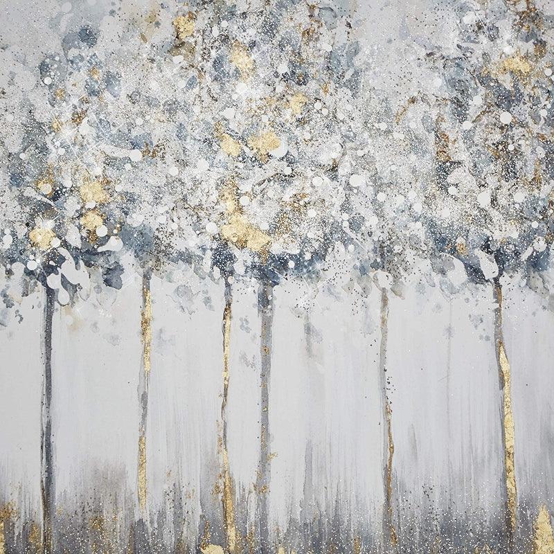 Triptych Scenery Watercolor Canvas Wall Art-Original Frame