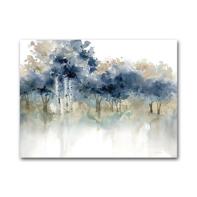 Forest Decoration Posters and Prints Canvas Oil Painting-Original Frame