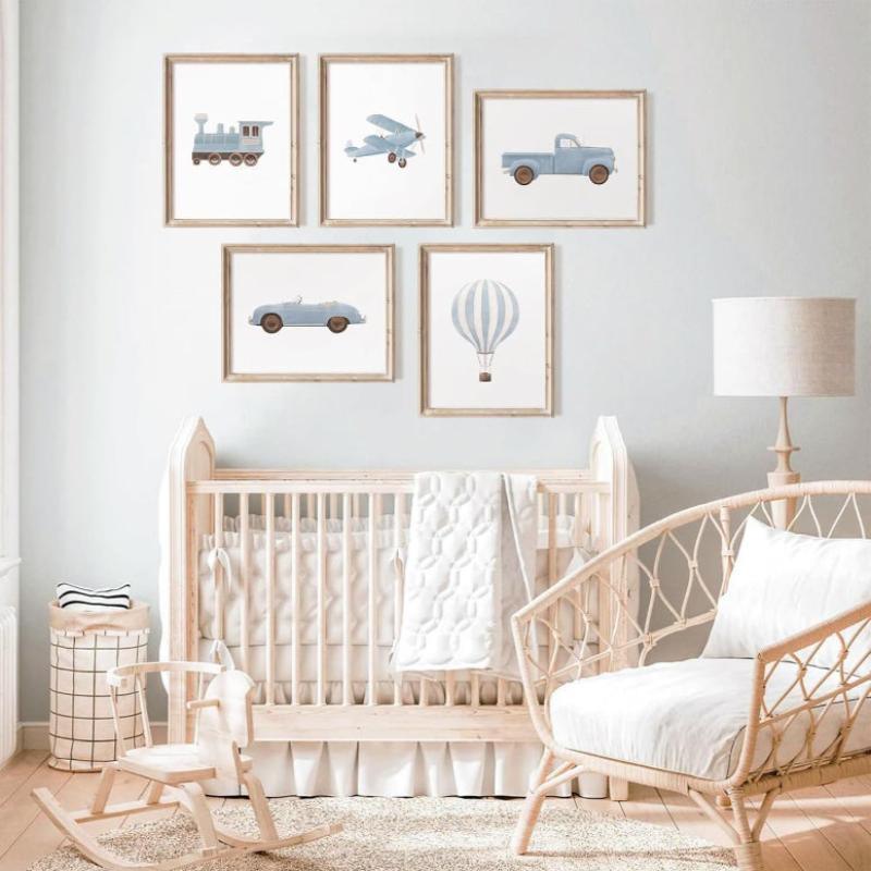 Car Wall Art Canvas Poster Set-Original Frame