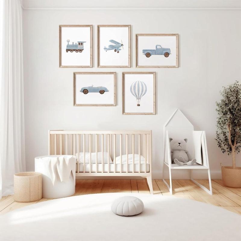 Car Wall Art Canvas Poster Set-Original Frame