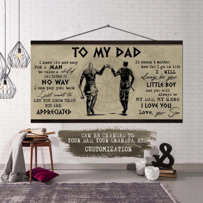 Father and Son Canvas Print