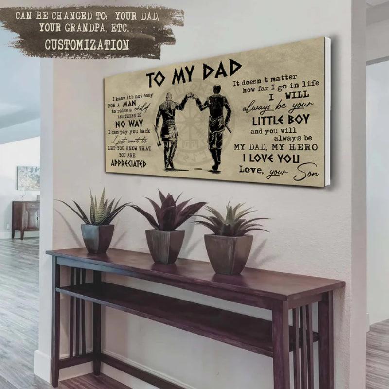 Father and Son Canvas Print