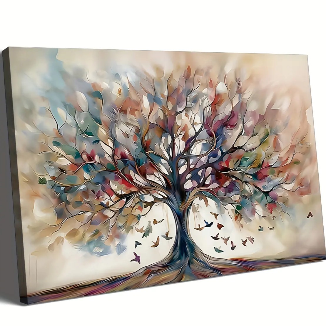 The Wooden Framed Canvas Painting Wall Art