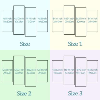 Fashion Scenery 4 Piece HD Multi Panel Canvas Wall Art Frame-Original Frame