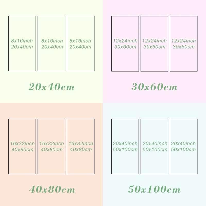 Fox Print 3 Piece HD Multi Panel Canvas Wall Art Frame-Original Frame