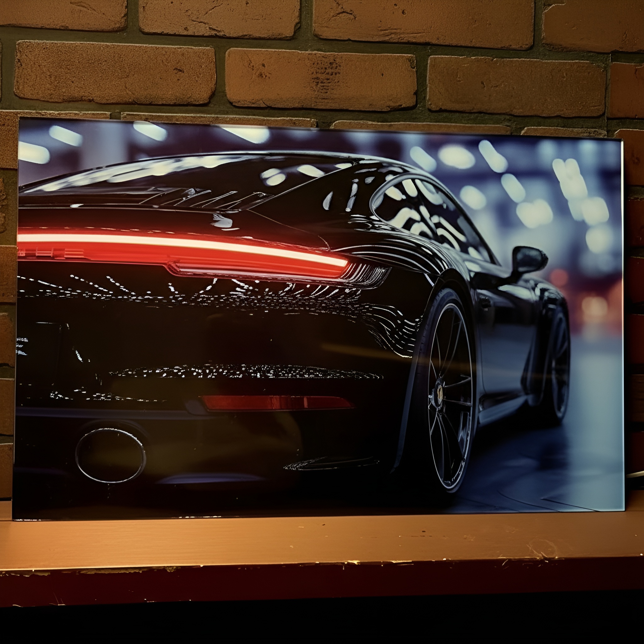 Personalized LED Car Frame With Custom Photo And Neon Light Effect For Home
