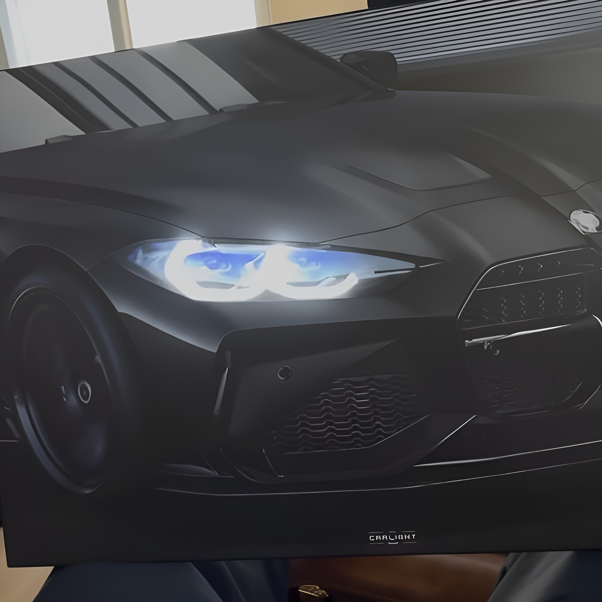 Personalized LED Car Frame With Custom Photo And Neon Light Effect For Home