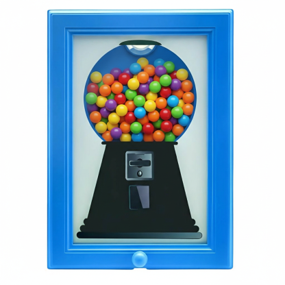 Candy Dispenser Frame For Gumballs And Treats
