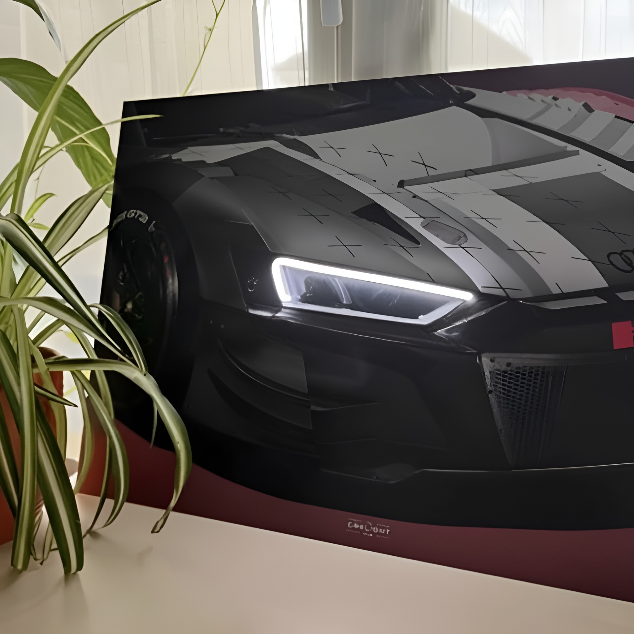 Personalized LED Car Frame With Custom Photo And Neon Light Effect For Home