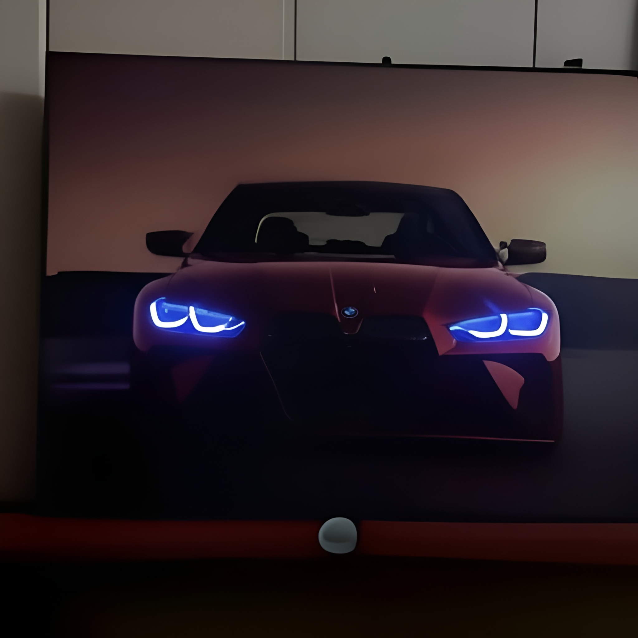 Personalized LED Car Frame With Custom Photo And Neon Light Effect For Home