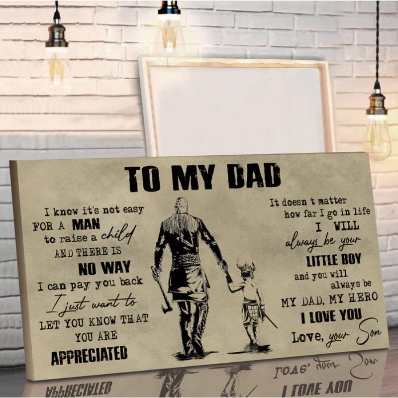 Father and Son Canvas Print