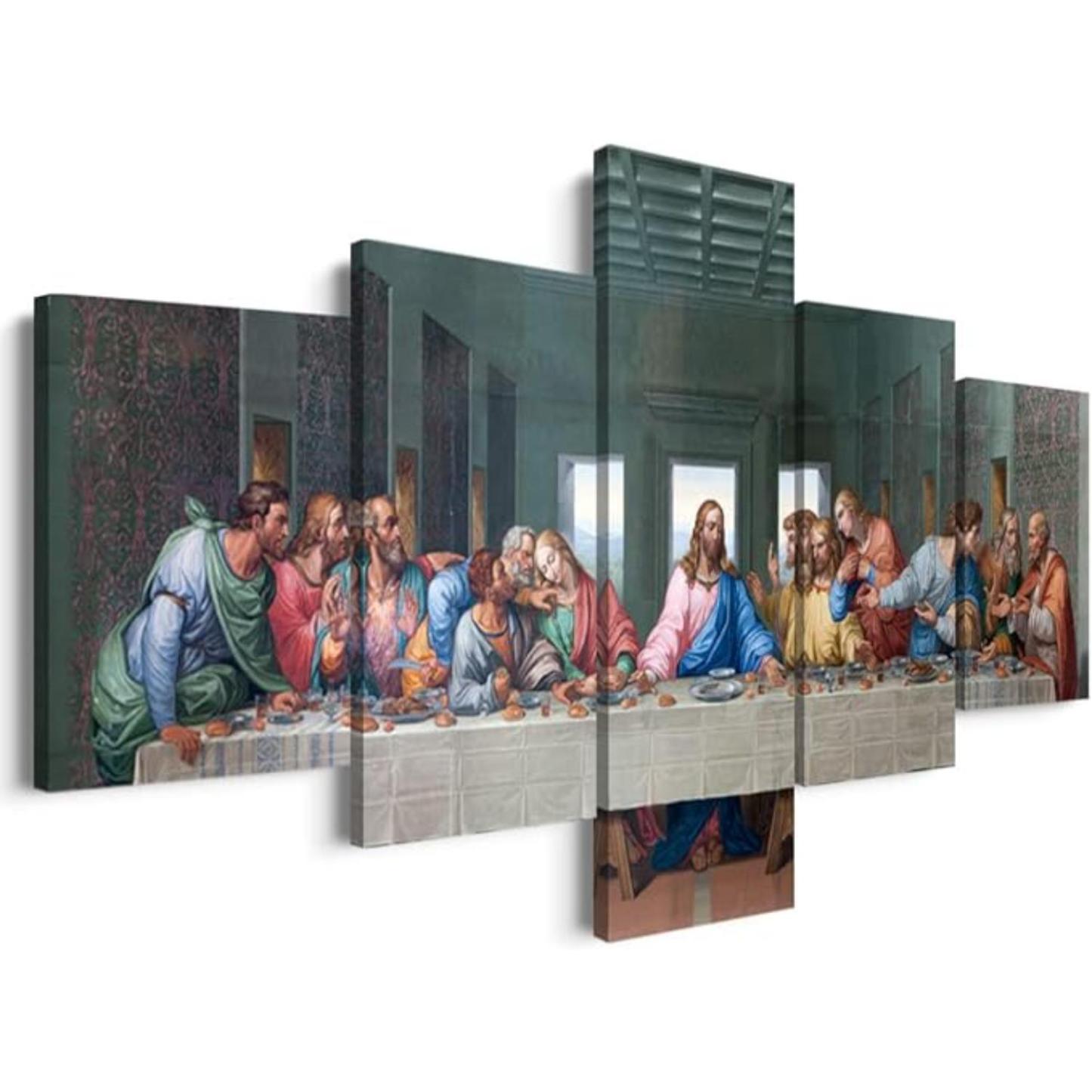 Christian Canvas Décor Painting 5 Pieces Wall Art