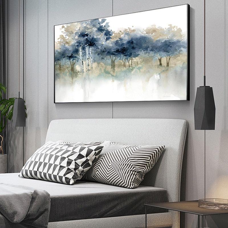 Forest Decoration Posters and Prints Canvas Oil Painting-Original Frame