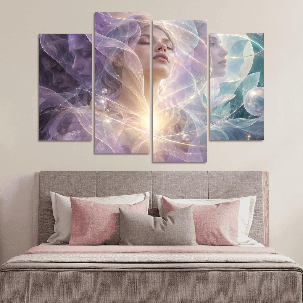 Continuum Veil Of Tender Insight framed paintings [AI-ab6cee3a-51bcfa32489c]