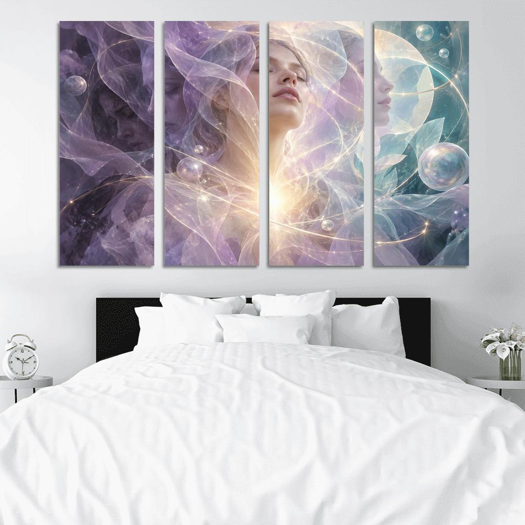 Continuum Veil Of Tender Insight framed paintings [AI-ab6cee3a-51bcfa32489c]