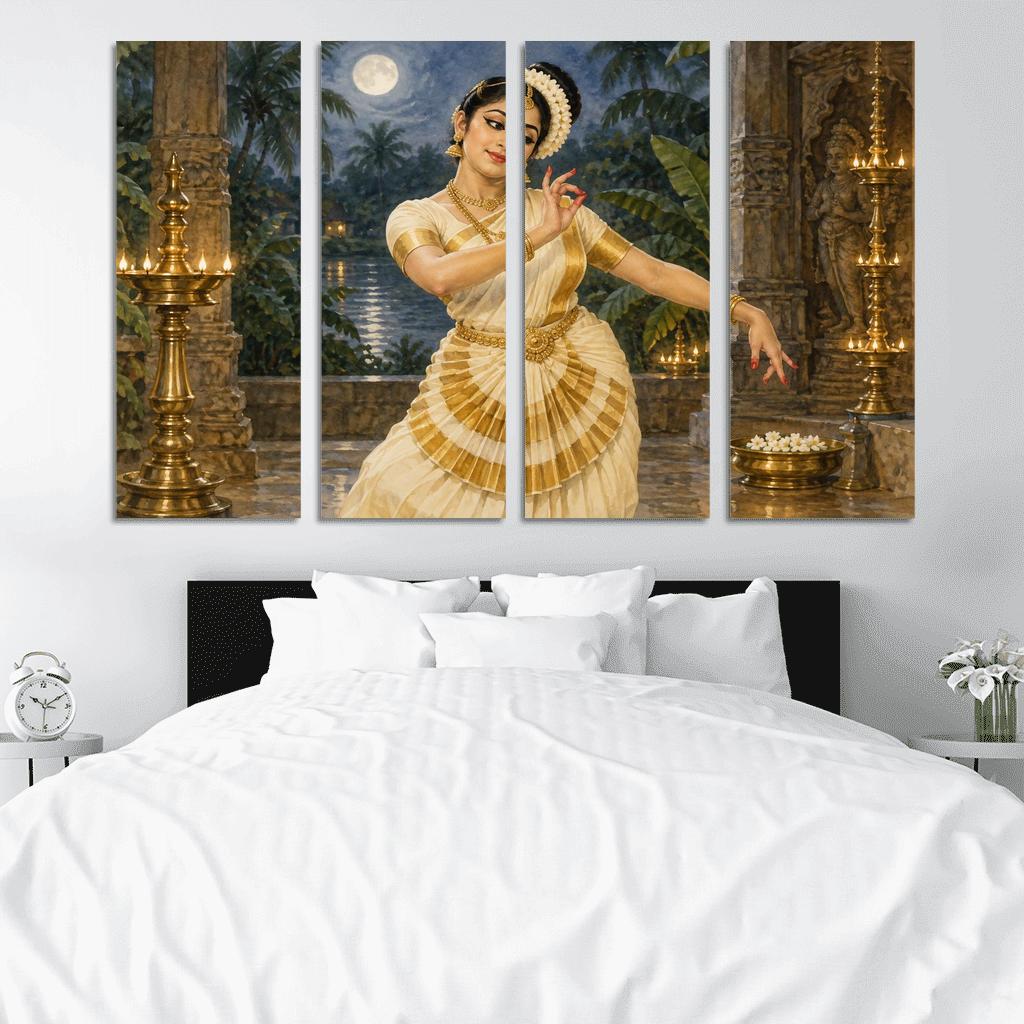 Mohiniyattam Moonlit Grace Of Lasya one-piece frames [AI-1b6dee21-8c7687c296f0]