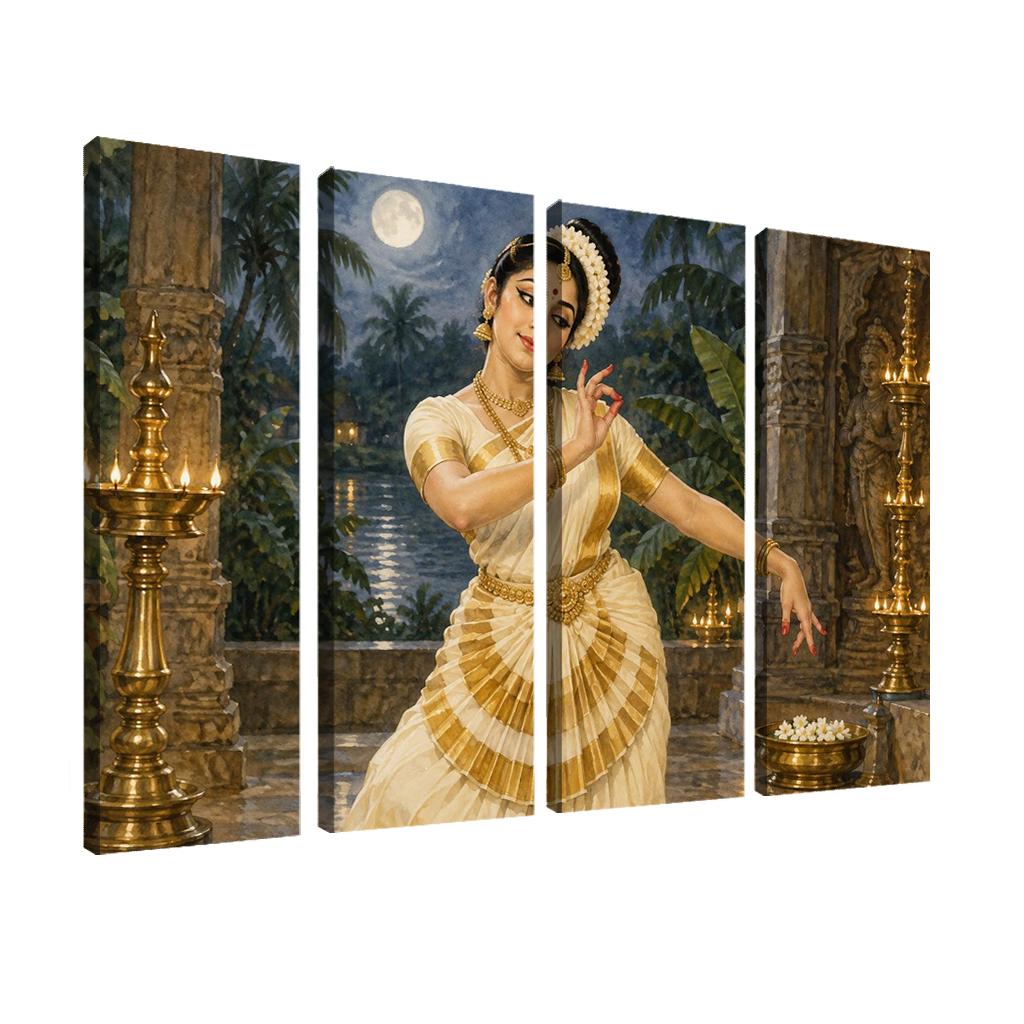 Mohiniyattam Moonlit Grace Of Lasya one-piece frames [AI-1b6dee21-d96163606627]