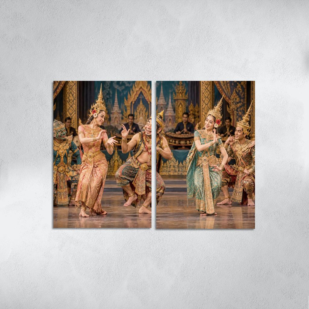 Likay Folk Theater Dance Of Lively Storytelling wall art [AI-7a2a1ee4-764320aabeca]