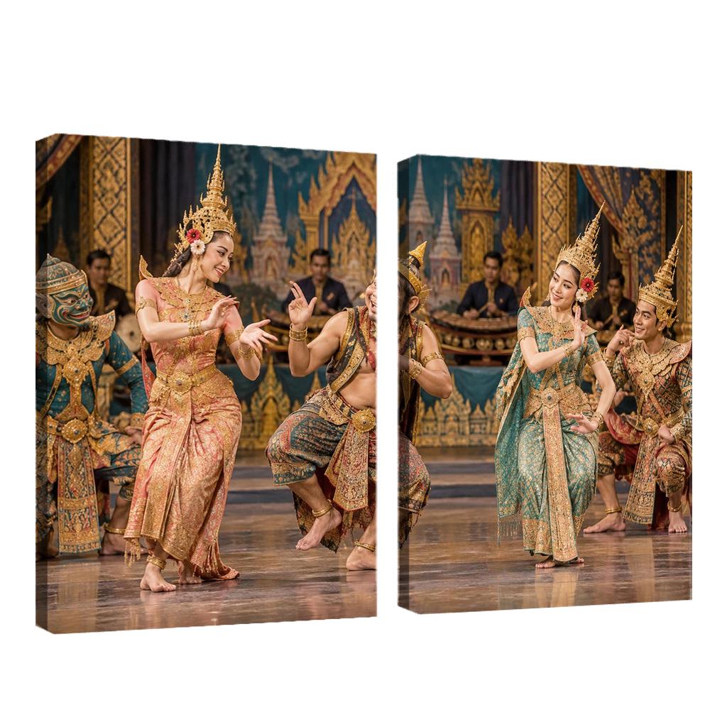 Likay Folk Theater Dance Of Lively Storytelling wall art [AI-7a2a1ee4-5b445294a6ce]