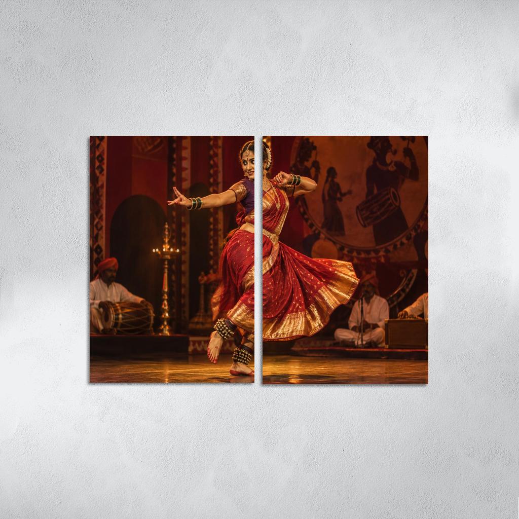 Lavani Grace Rhythms Of Expressive Folk Theatre canvas paintings frame [AI-f4c3a8fb-0b44919ad5d9]