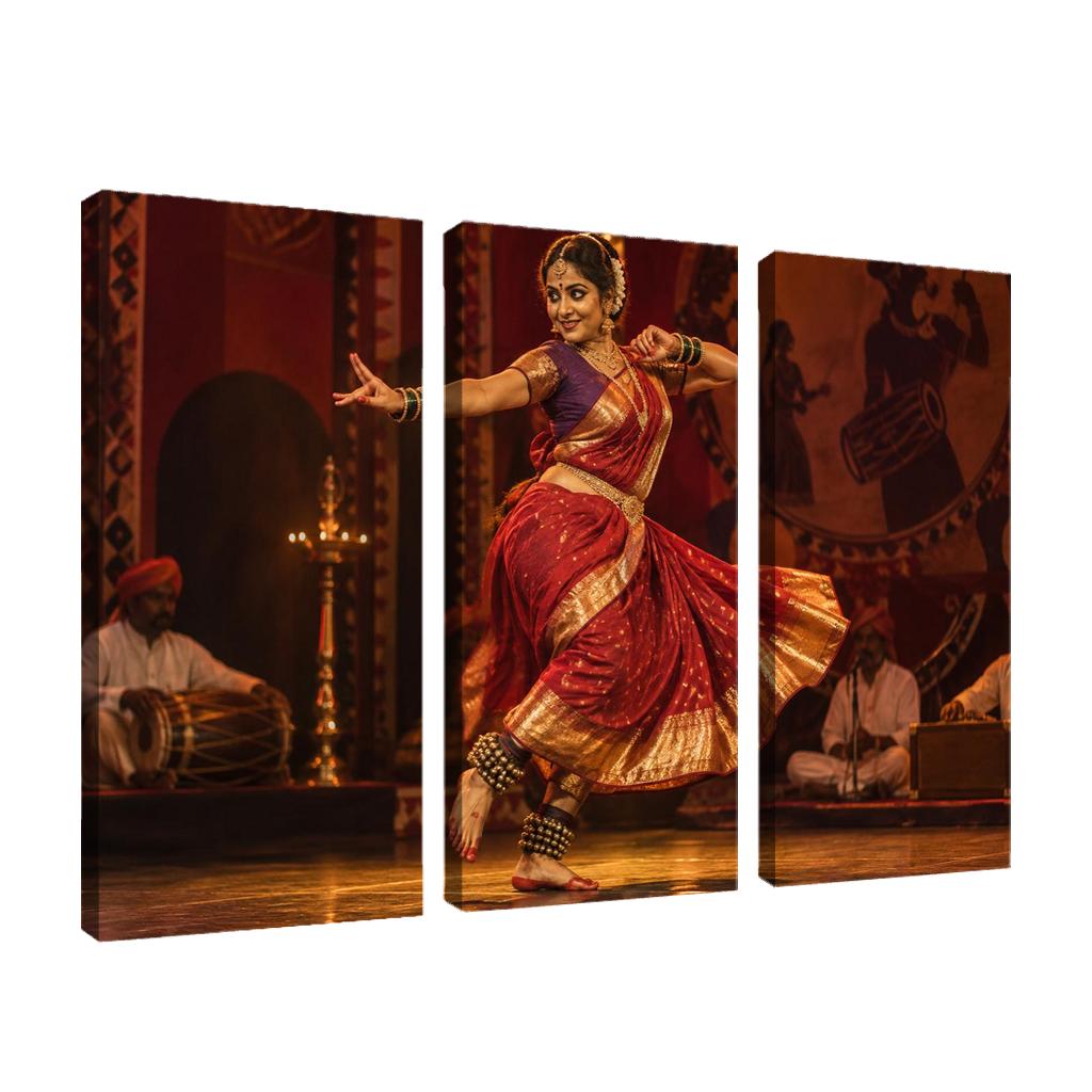 Lavani Grace Rhythms Of Expressive Folk Theatre canvas paintings frame [AI-f4c3a8fb-091a0c42f8b3]