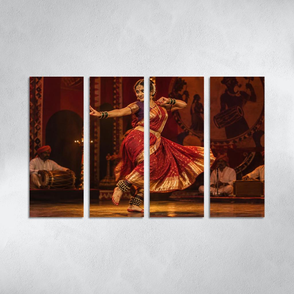 Lavani Grace Rhythms Of Expressive Folk Theatre canvas paintings frame [AI-f4c3a8fb-0b44919ad5d9]
