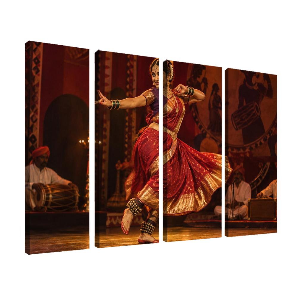 Lavani Grace Rhythms Of Expressive Folk Theatre canvas paintings frame [AI-f4c3a8fb-091a0c42f8b3]