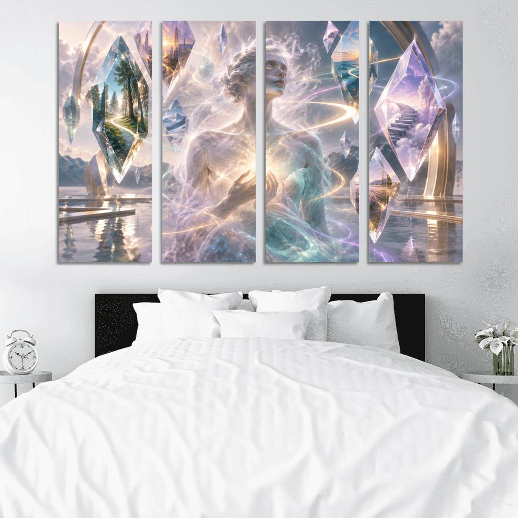 Prism Of Gentle Uncertainty multi-panel paintings [AI-99ed6043-658fea93ef88]