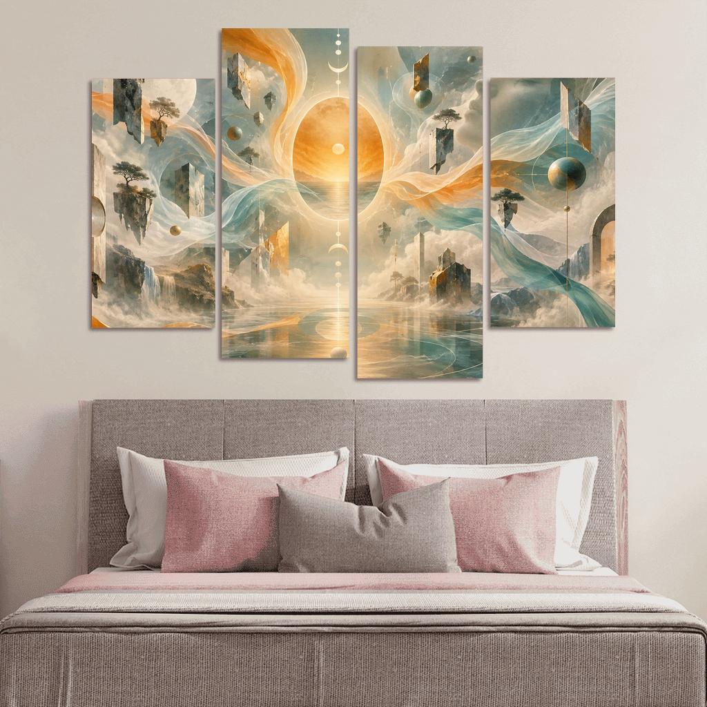Saffron Dialect Of Inner Weather custom paintings frame [AI-3db40547-039370fb6d9c]