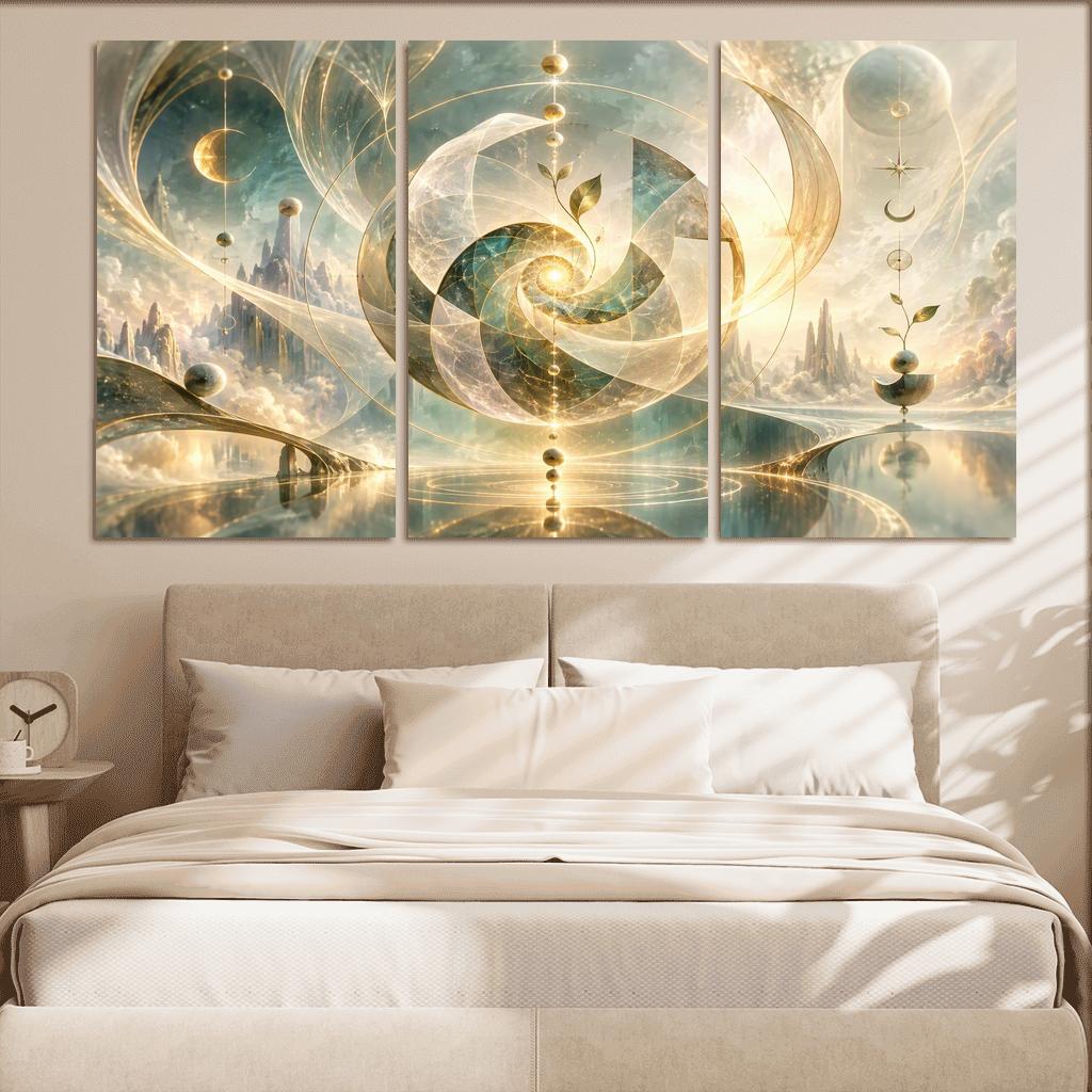 Radiance Loom Of Patient Becoming premium artwork frames [AI-81e45f29-f20bc3836e87]