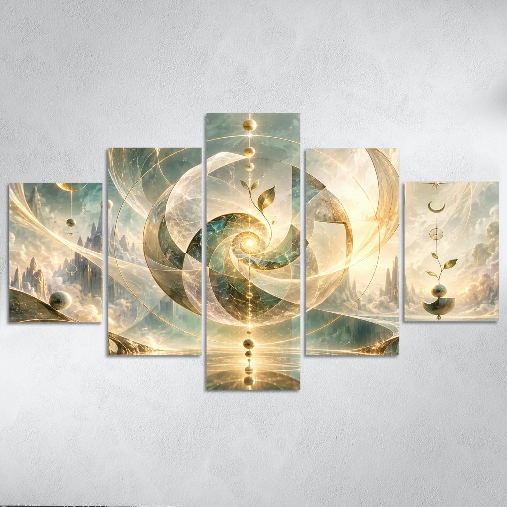 Radiance Loom Of Patient Becoming premium artwork frames [AI-81e45f29-9001028d950d]