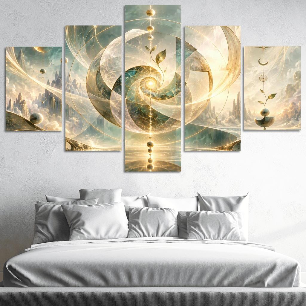 Radiance Loom Of Patient Becoming premium artwork frames [AI-81e45f29-f20bc3836e87]