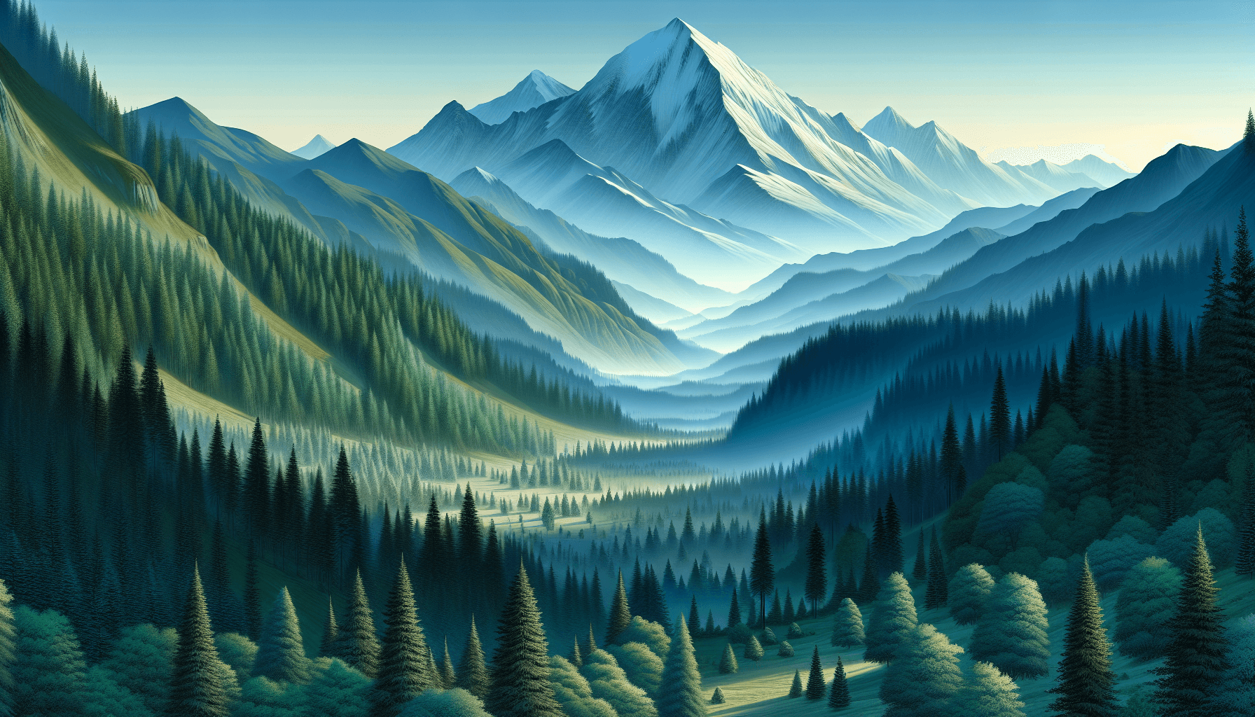 Mountain Serenity Retreat 1 Piece HD Canvas Wall Art-Original Frame