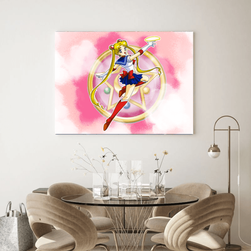 Sailor Moon 1 Piece HD Multi Panel Canvas Wall Art Frame-Original Frame