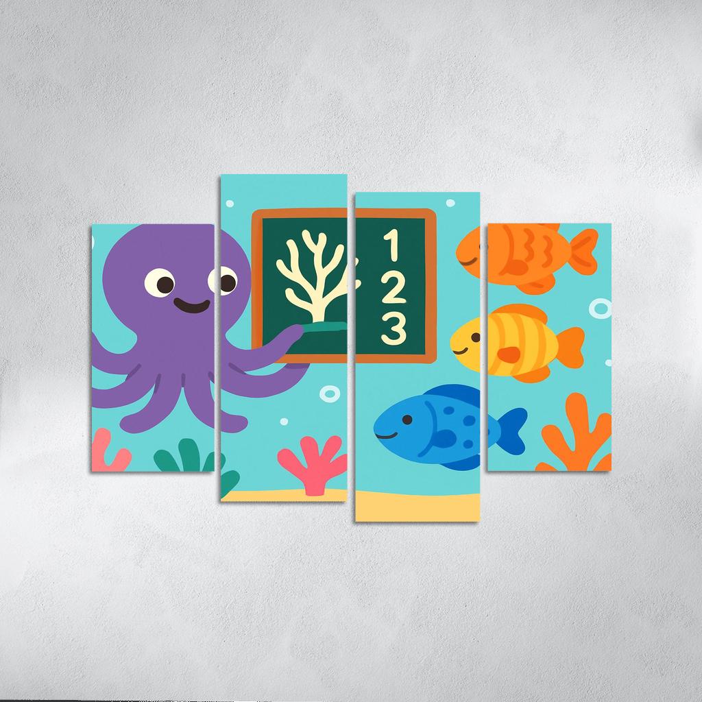 Explorer Octopus And The Coral Classroom decor