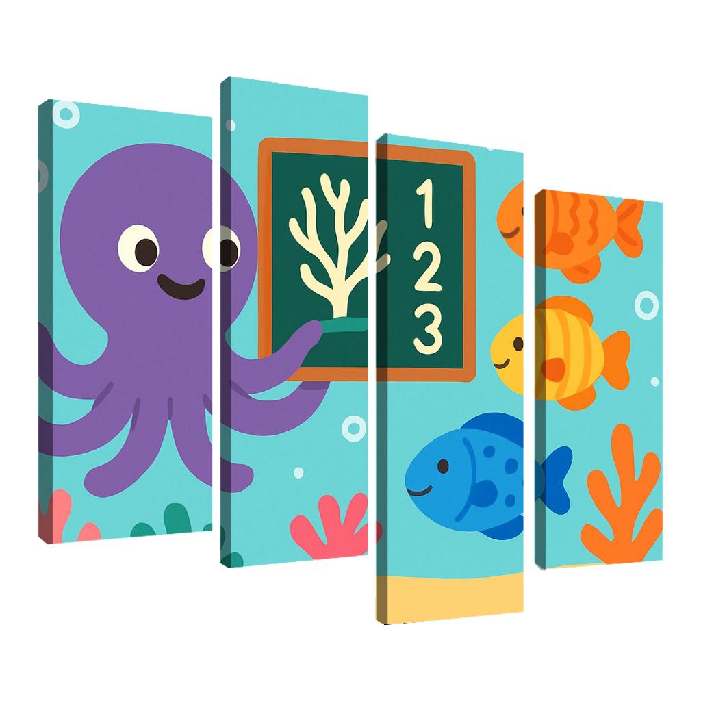 Explorer Octopus And The Coral Classroom decor