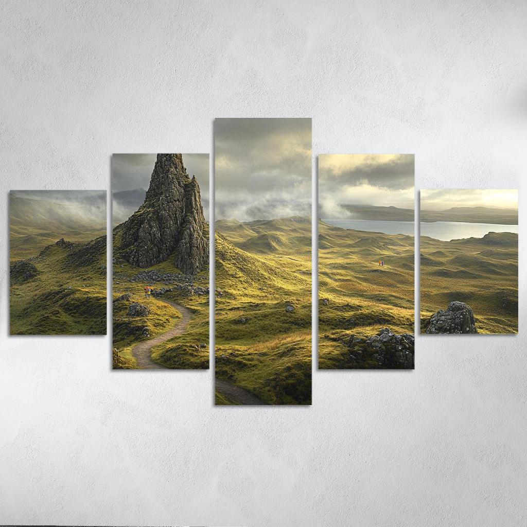 Old Man Of Storr Viewpoint framed paintings