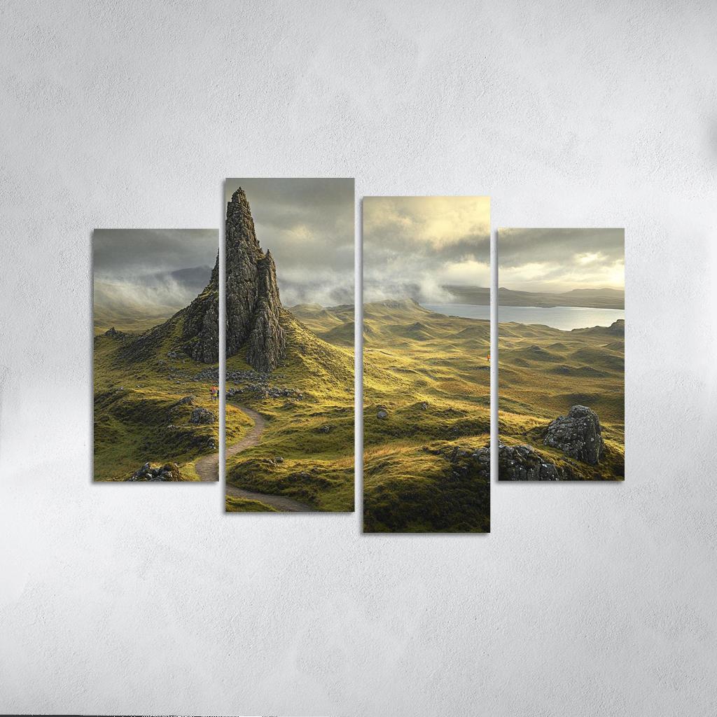Old Man Of Storr Viewpoint framed paintings