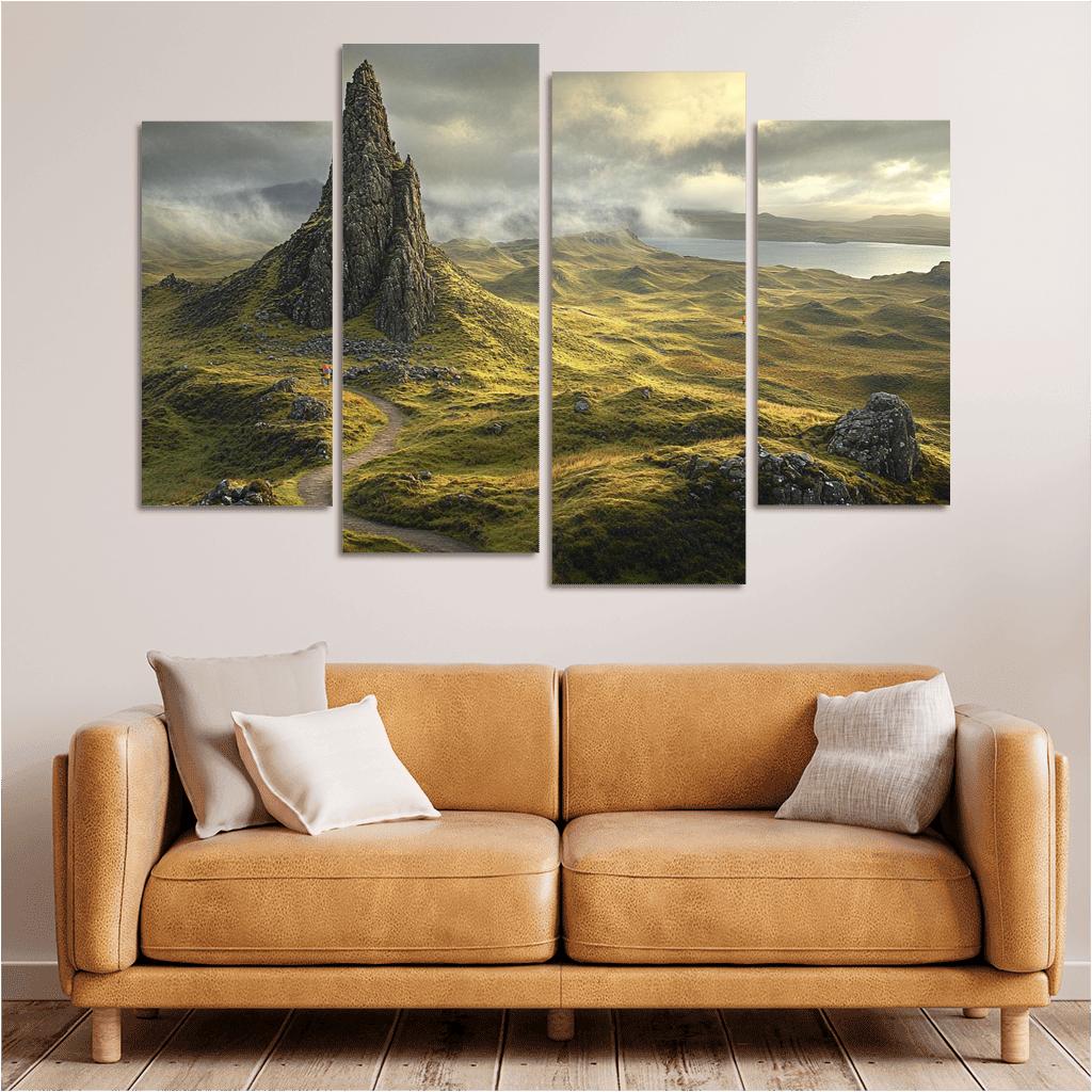 Old Man Of Storr Viewpoint framed paintings