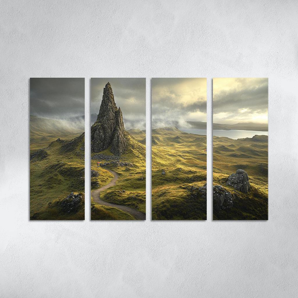 Old Man Of Storr Viewpoint framed paintings