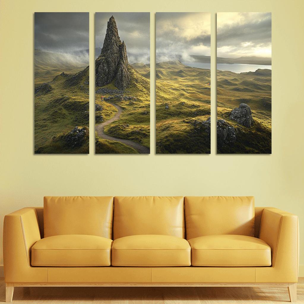 Old Man Of Storr Viewpoint framed paintings
