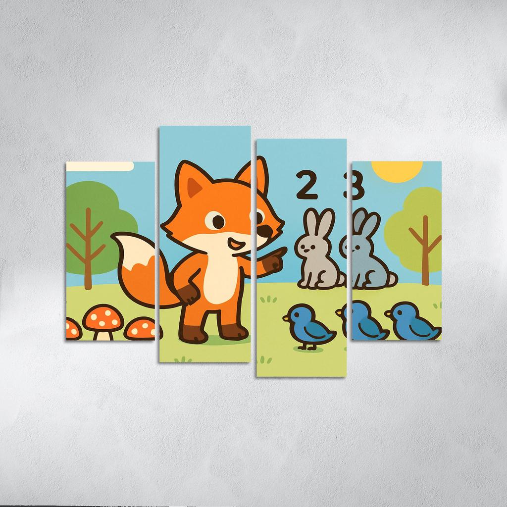 Counting Forest Adventure one-piece frames