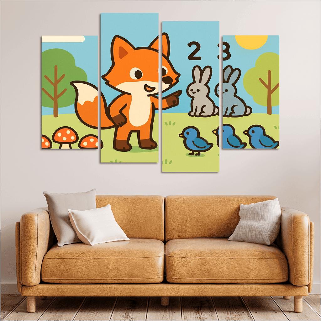 Counting Forest Adventure one-piece frames