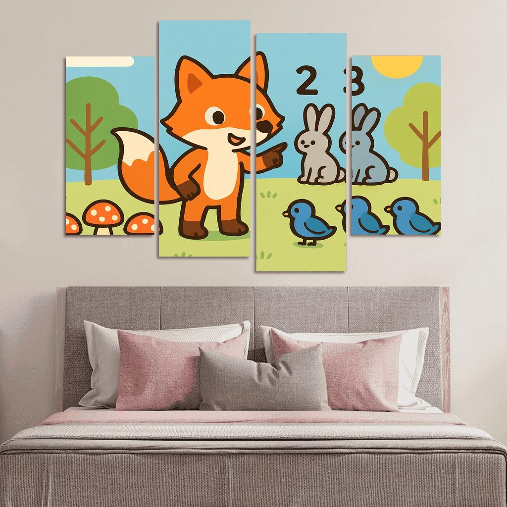 Counting Forest Adventure one-piece frames