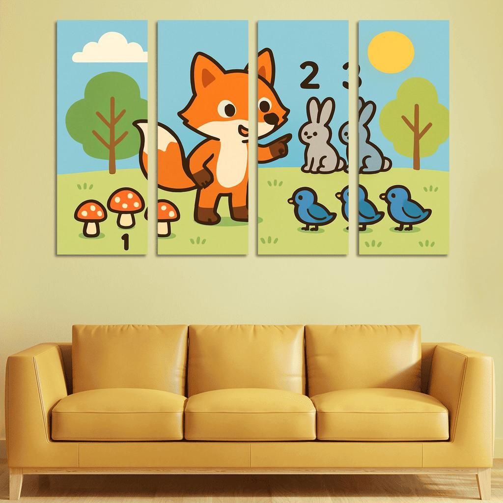 Counting Forest Adventure one-piece frames